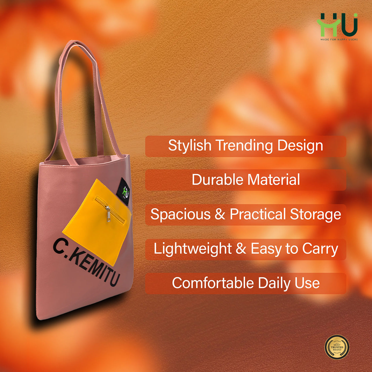 KEMTU Fashion Bag – Pink