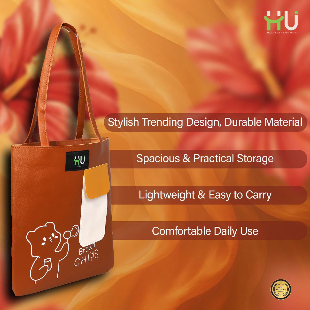 KEMTU Fashion Bag – Dark Red