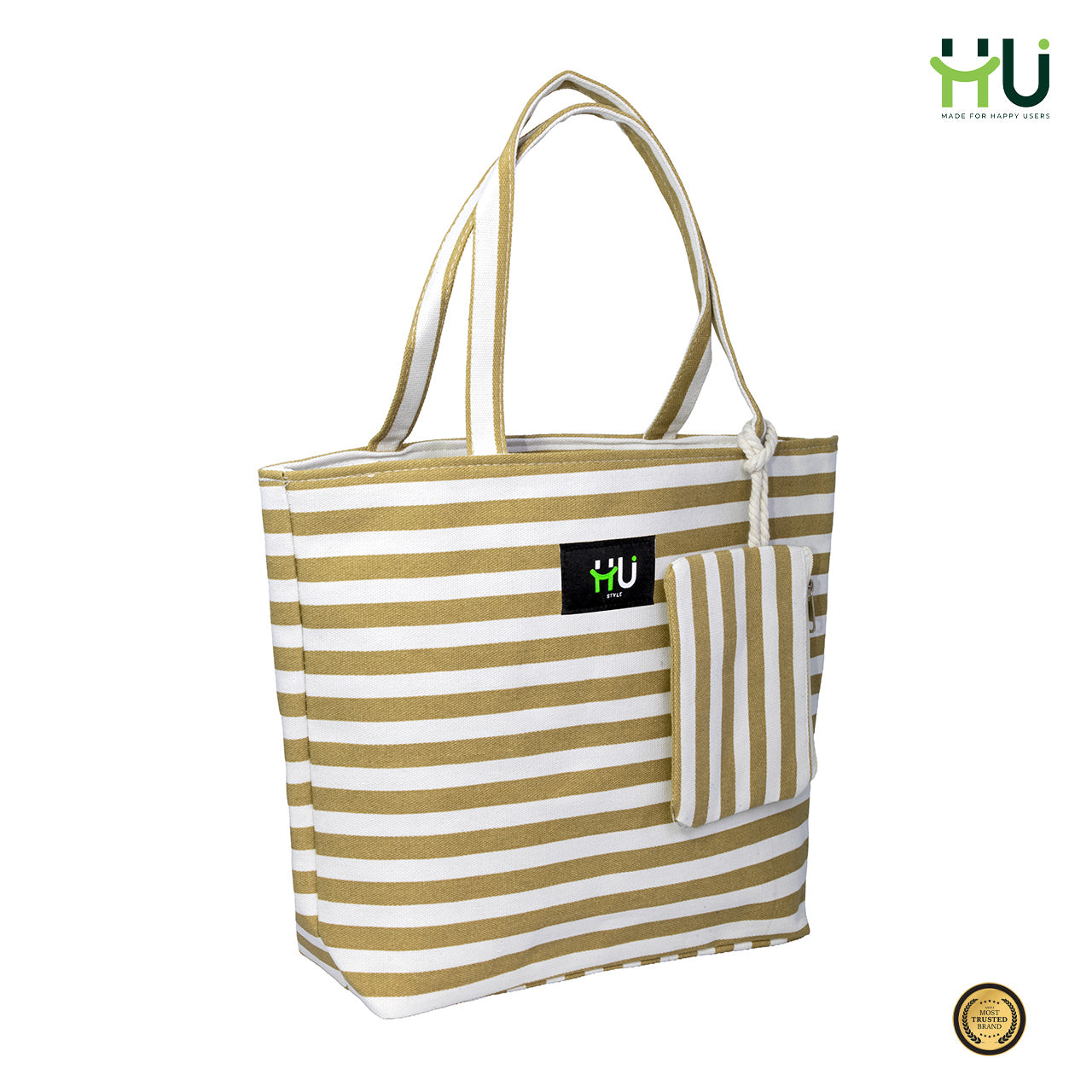 Zebra Pattern Fashion Bag – Cream & White