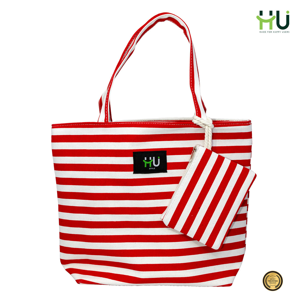Zebra Pattern Fashion Bag – Red