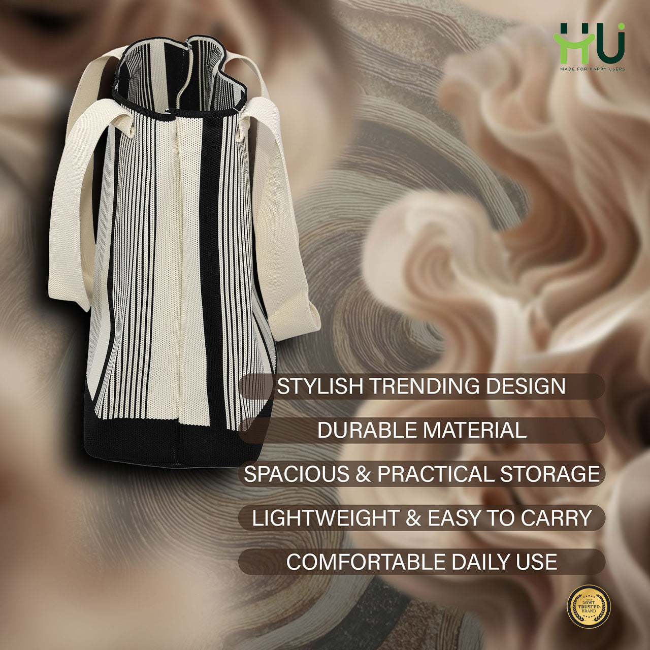 HQ Fashion Bag - Black White