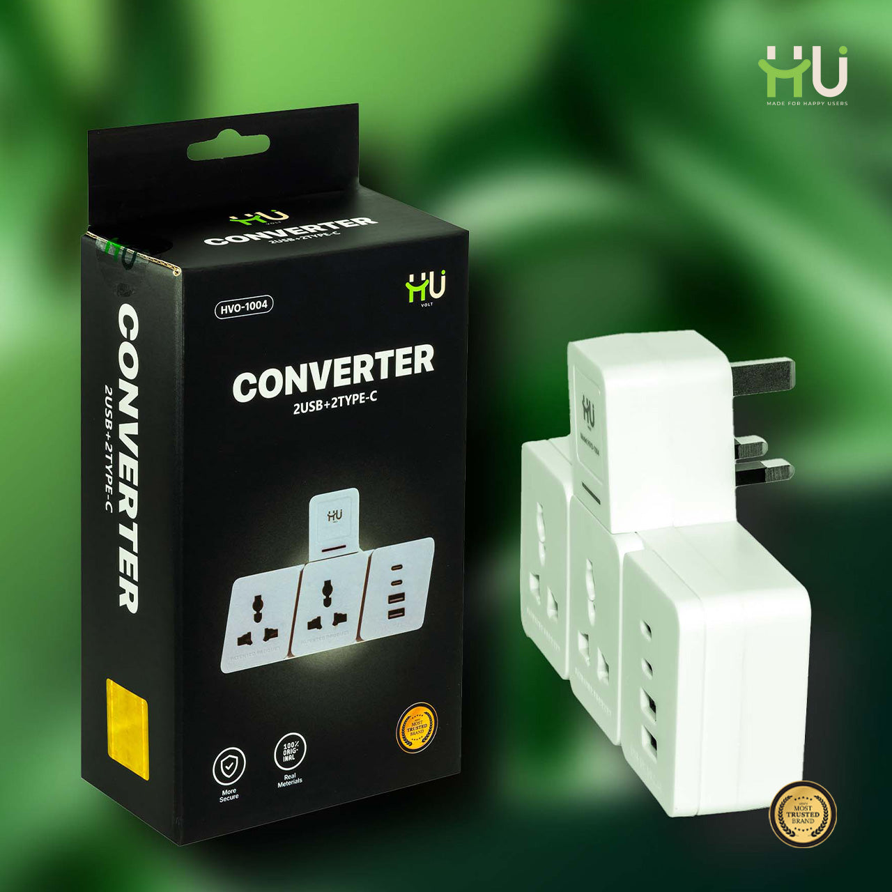 4-Port USB & Type-C Fast Wall Charger