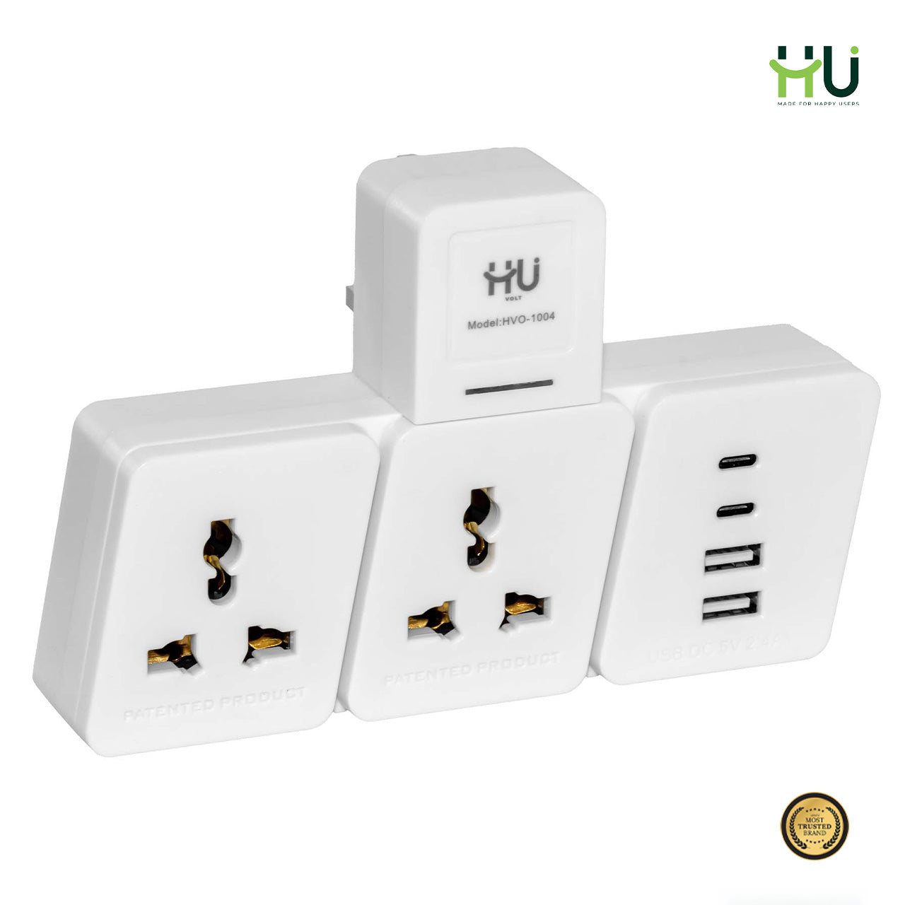 4-Port USB & Type-C Fast Wall Charger