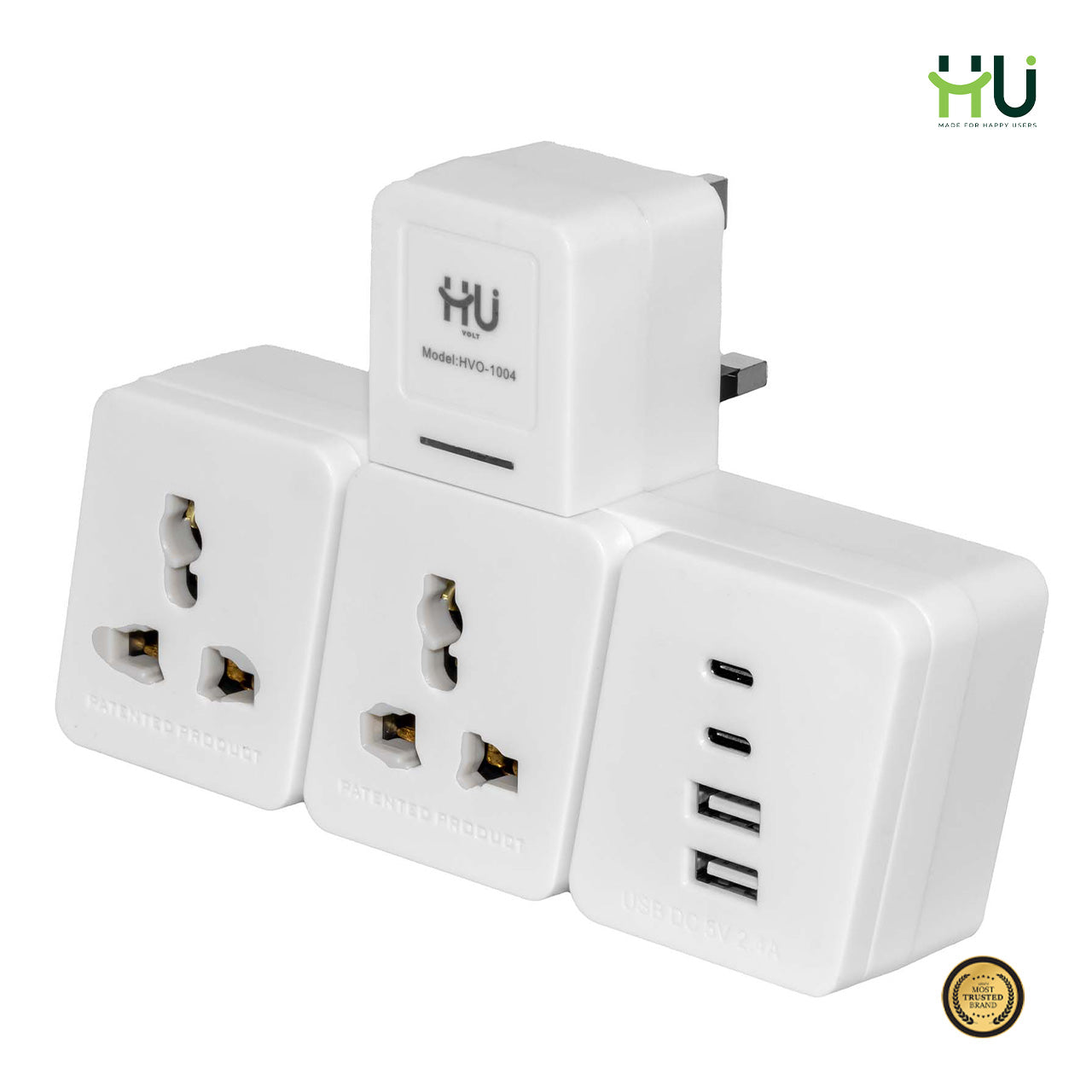 4-Port USB & Type-C Fast Wall Charger