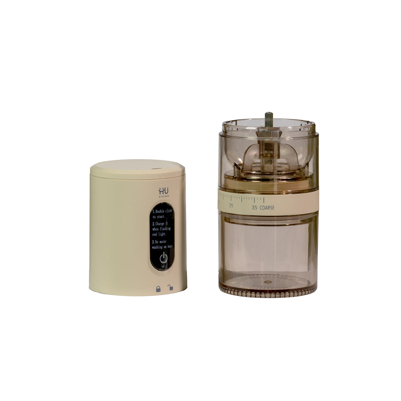 Electric Coffee Grinder Rechargeable Adjustable Grinder