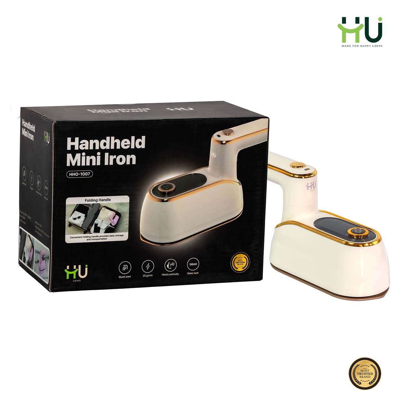 Mini Travel Iron Portable Foldable Clothes Iron