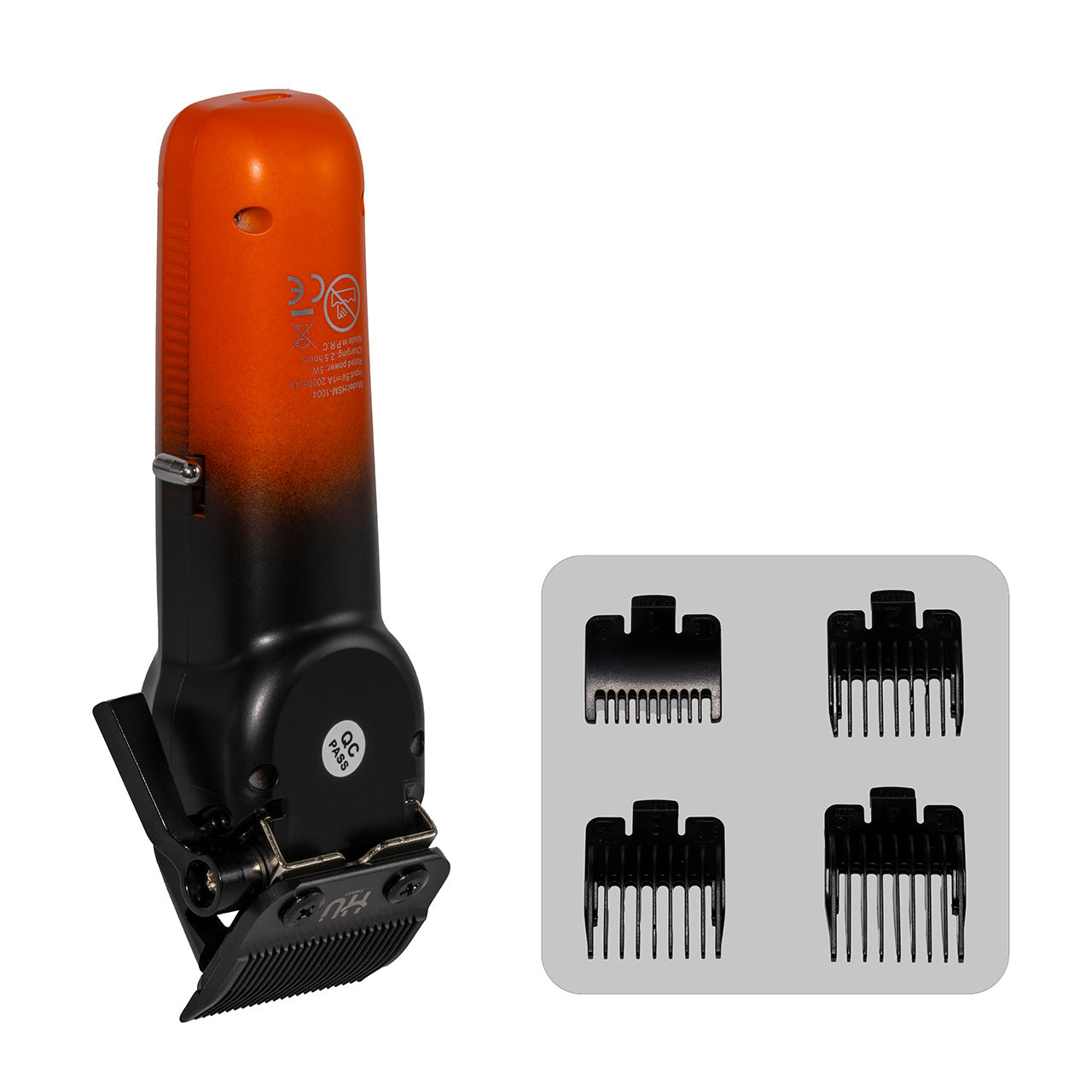 Professional Hair Clipper 2000mAh Cordless Trimmer