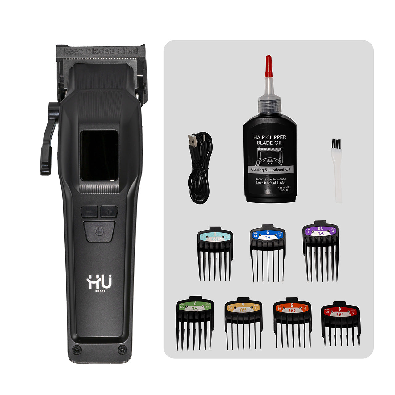 High Speed Hair Clipper 8000/9000 RPM Rechargeable Trimmer - Value Pack