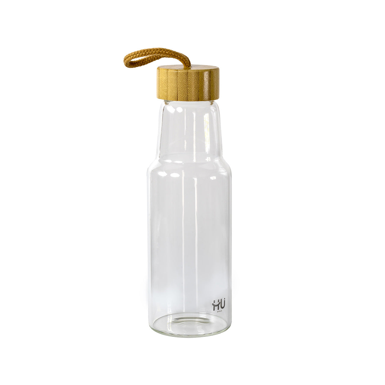 Glass Water Bottle Hydration Reminder Reusable Bottle