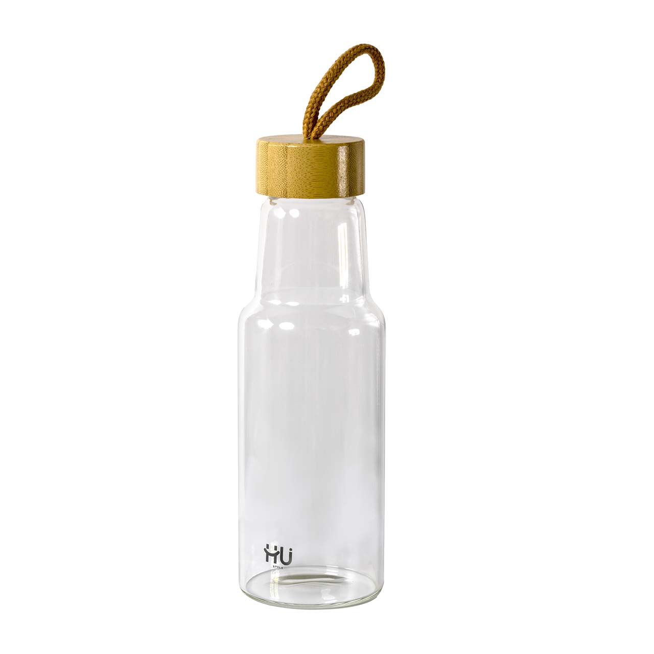 Glass Water Bottle Hydration Reminder Reusable Bottle