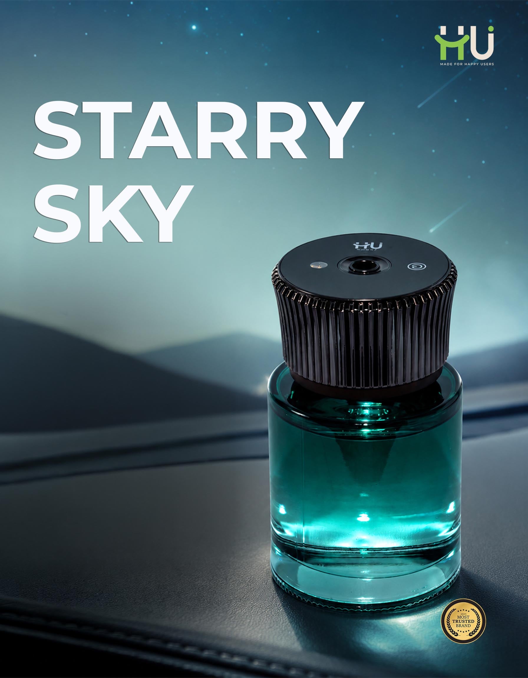 HU Starry Sky Car Aroma Diffuser