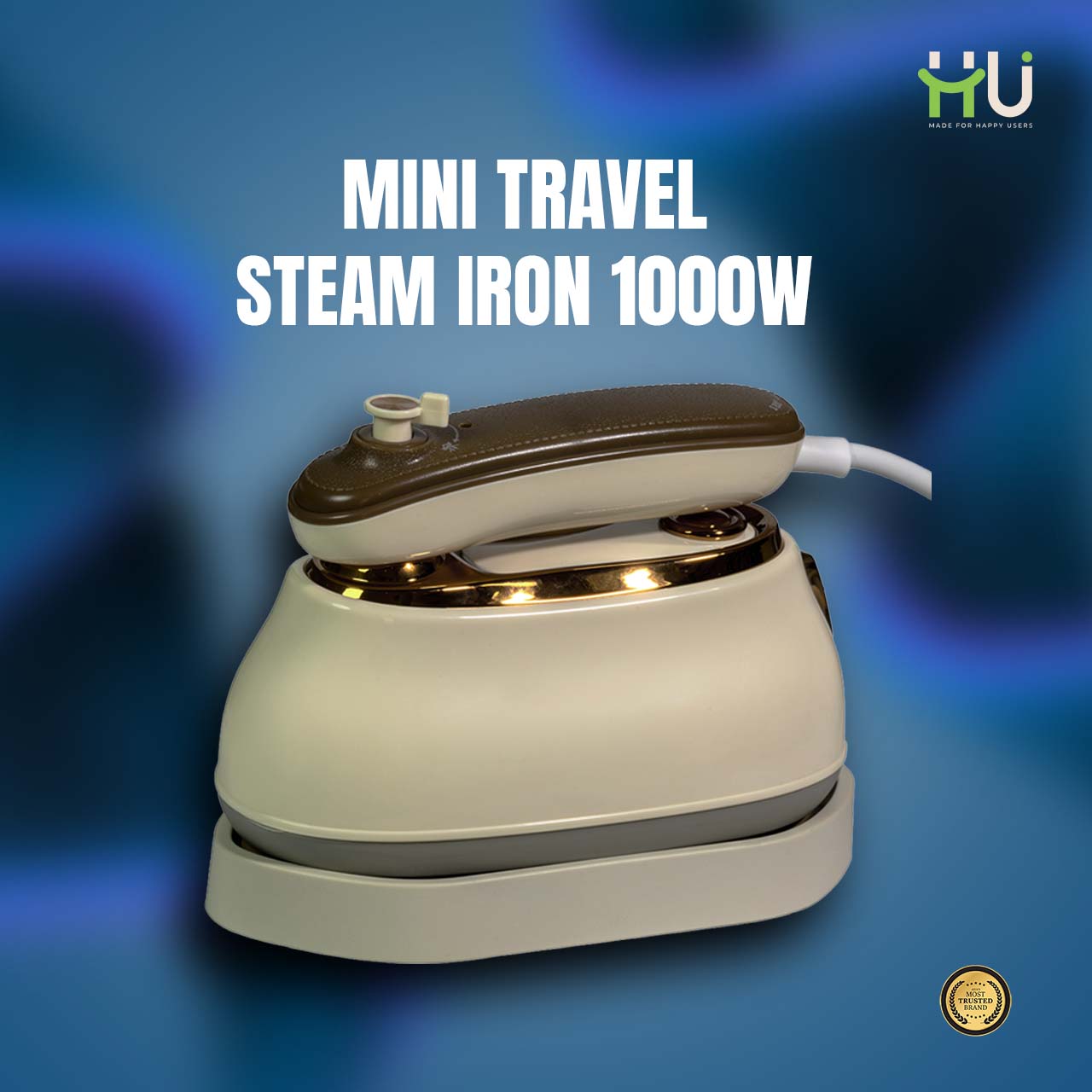 Portable Mini Travel Steam Iron (1000W)