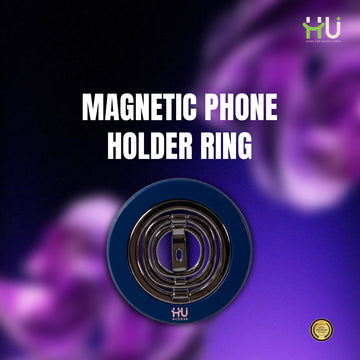 Magnetic Phone Holder Ring-Dark Blue