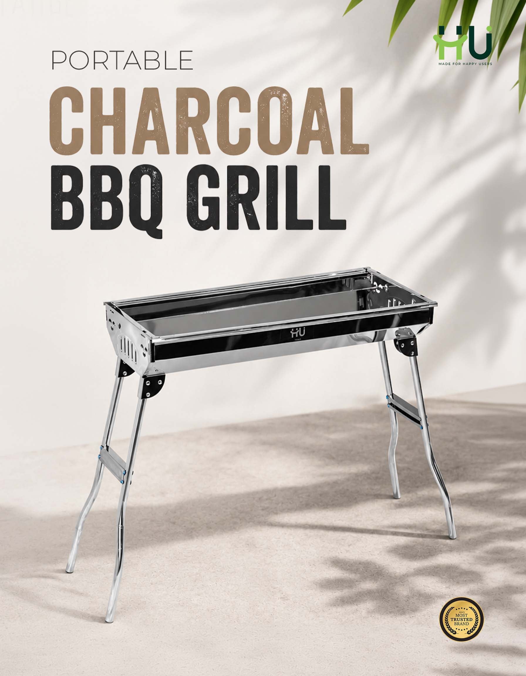 Portable Charcoal BBQ Grill
