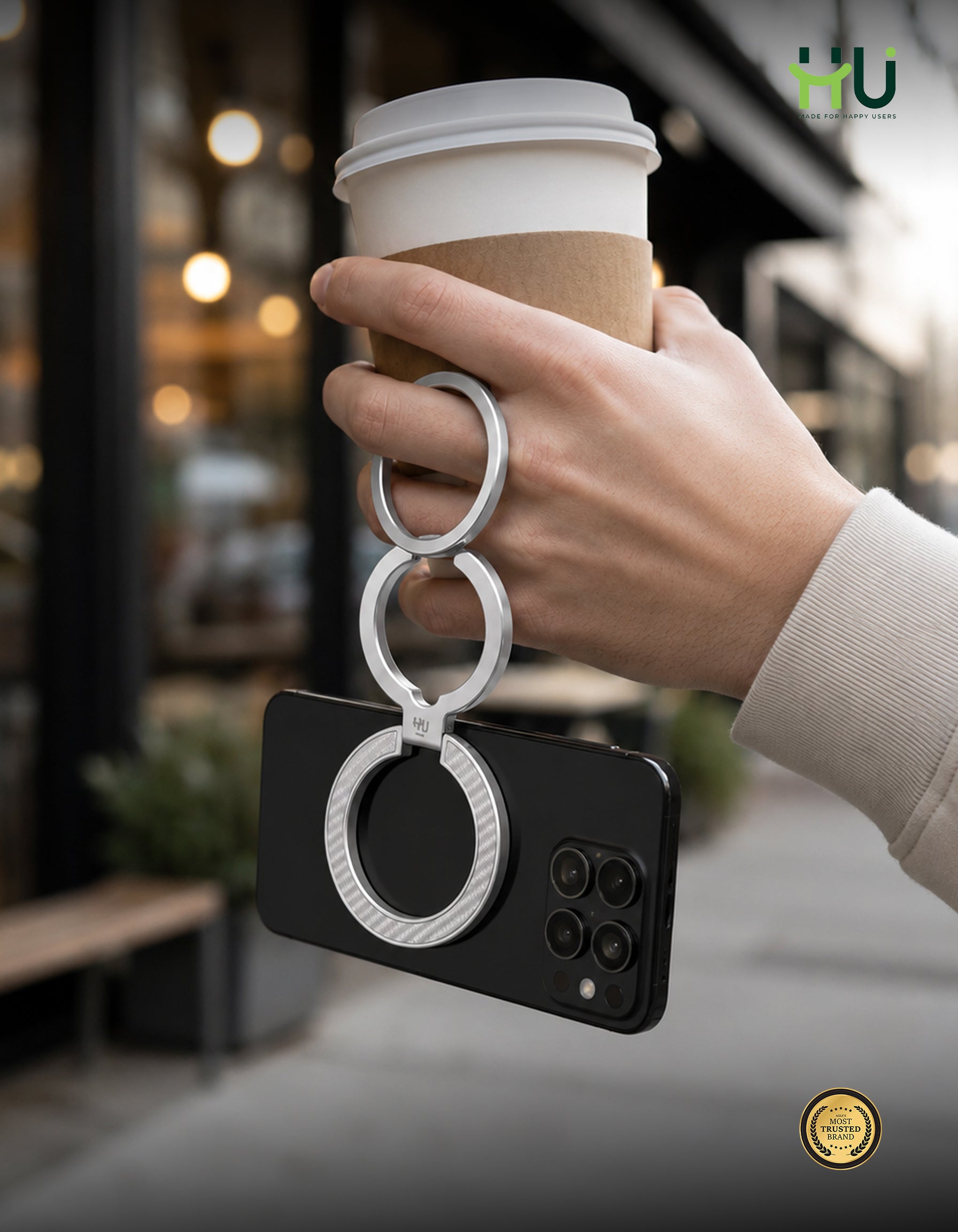 HU Snap.Hold.Go Magnetic Phone Grip