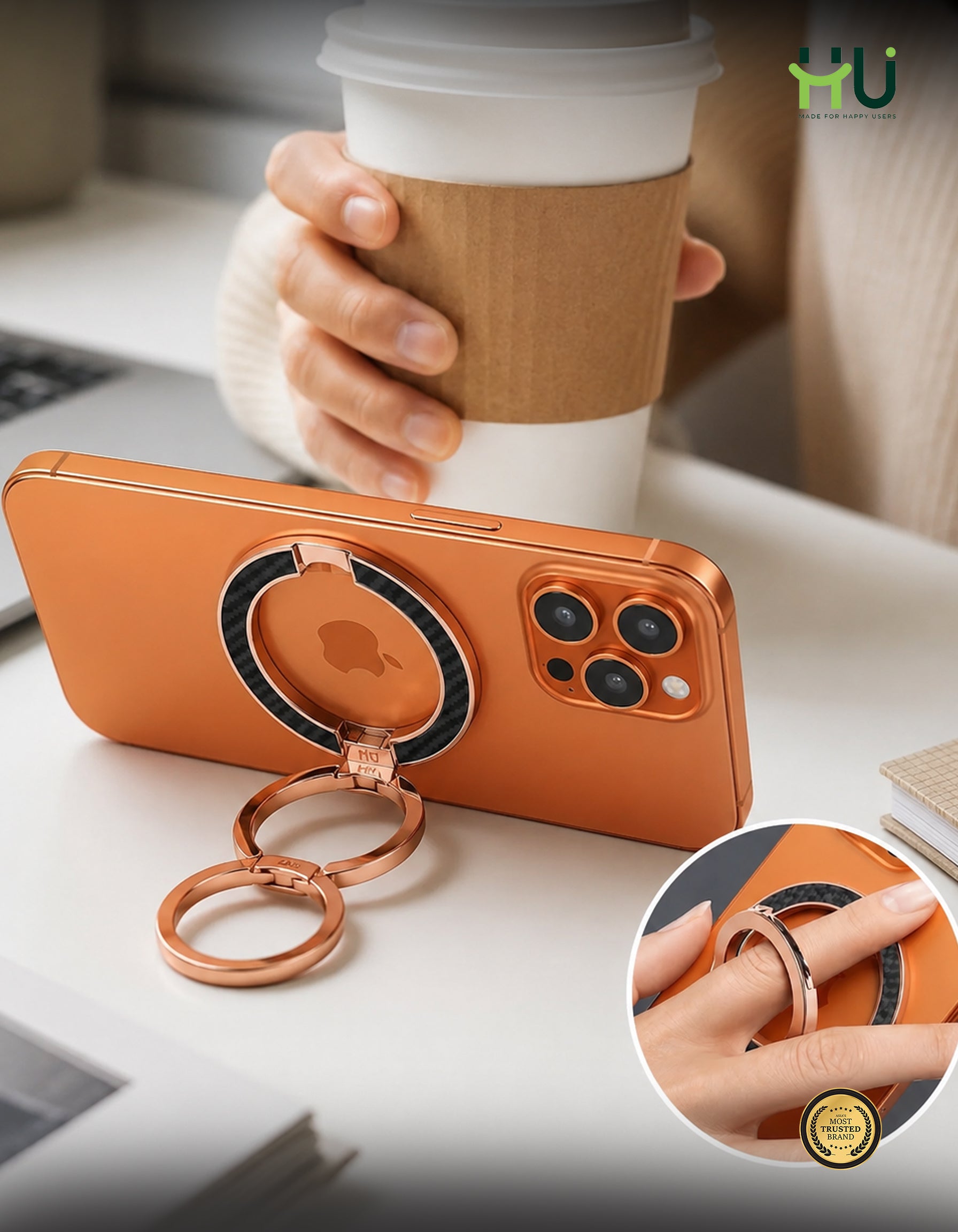 HU Snap.Hold.Go Magnetic Phone Grip