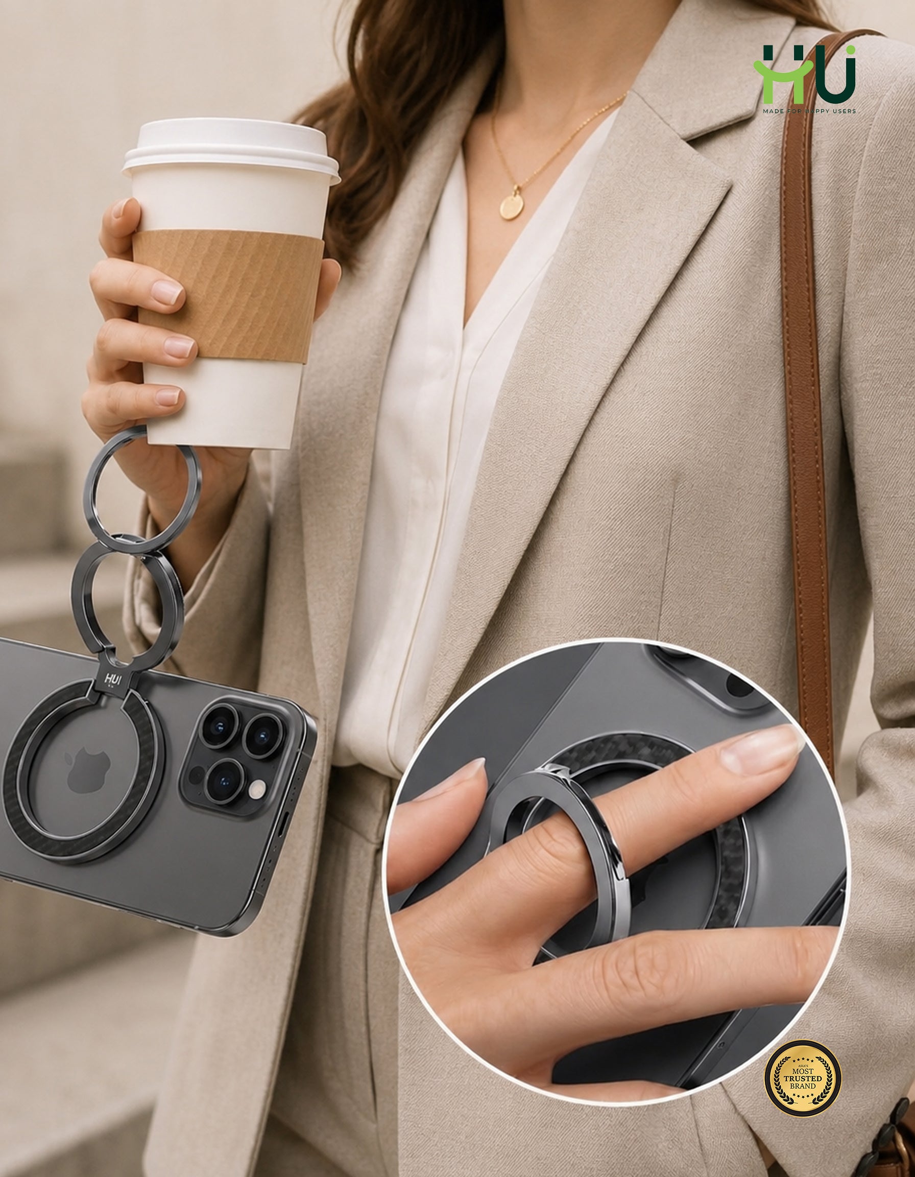 HU Snap.Hold.Go Magnetic Phone Grip