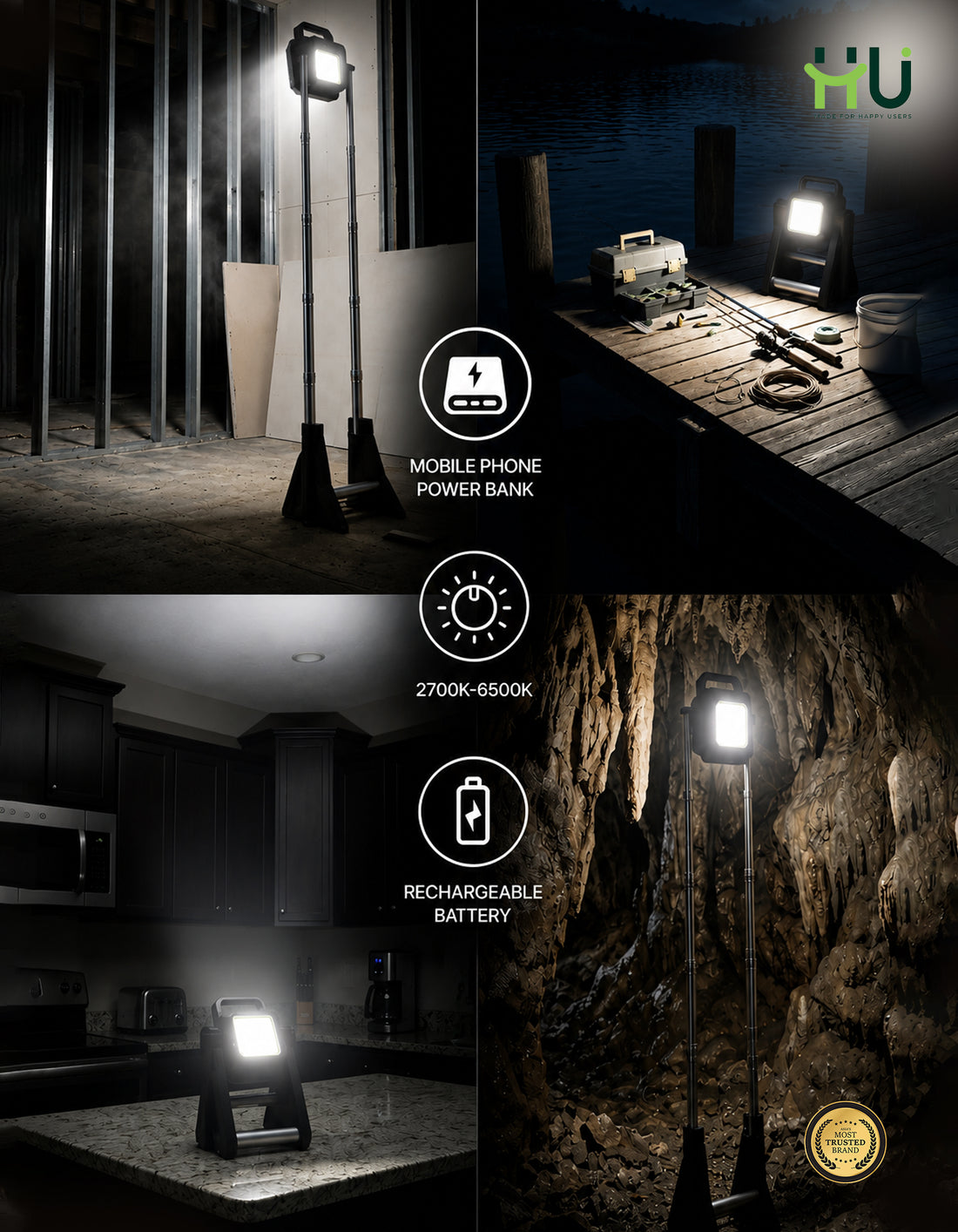HU Rechargeable LED Fill Light