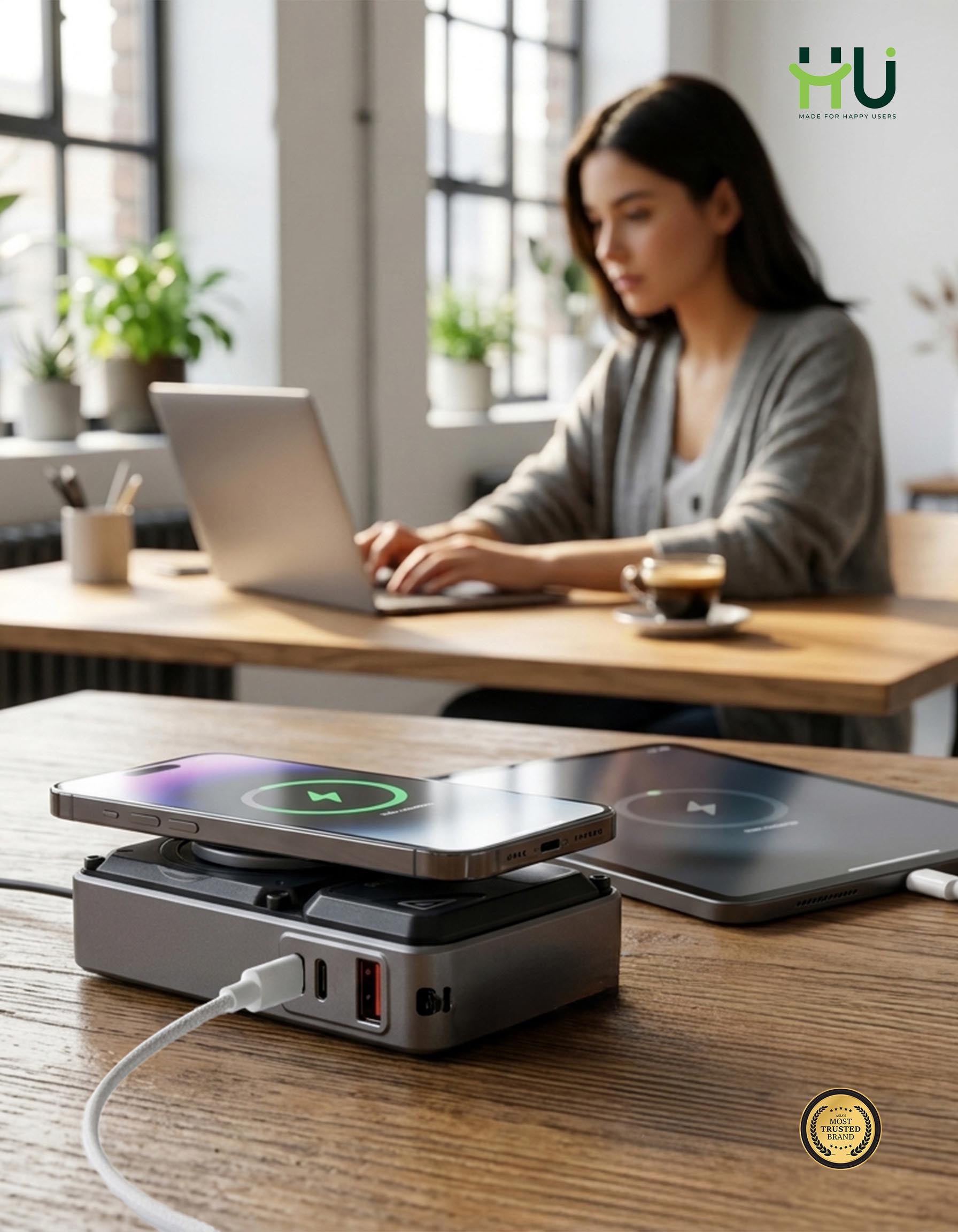 10000mAh Magnetic Wireless Power Bank