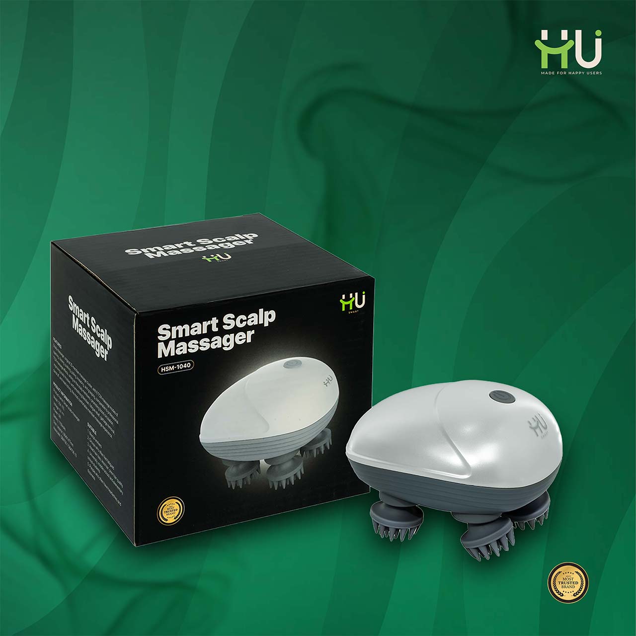 3D Scalp & Head Massager (6 Modes)