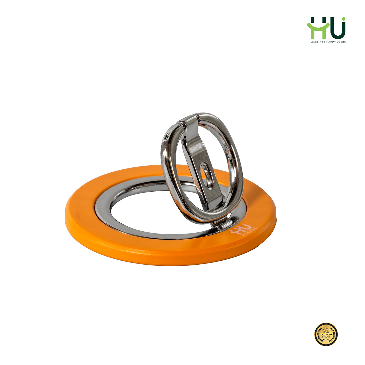 Magnetic Phone Holder Ring-Orange