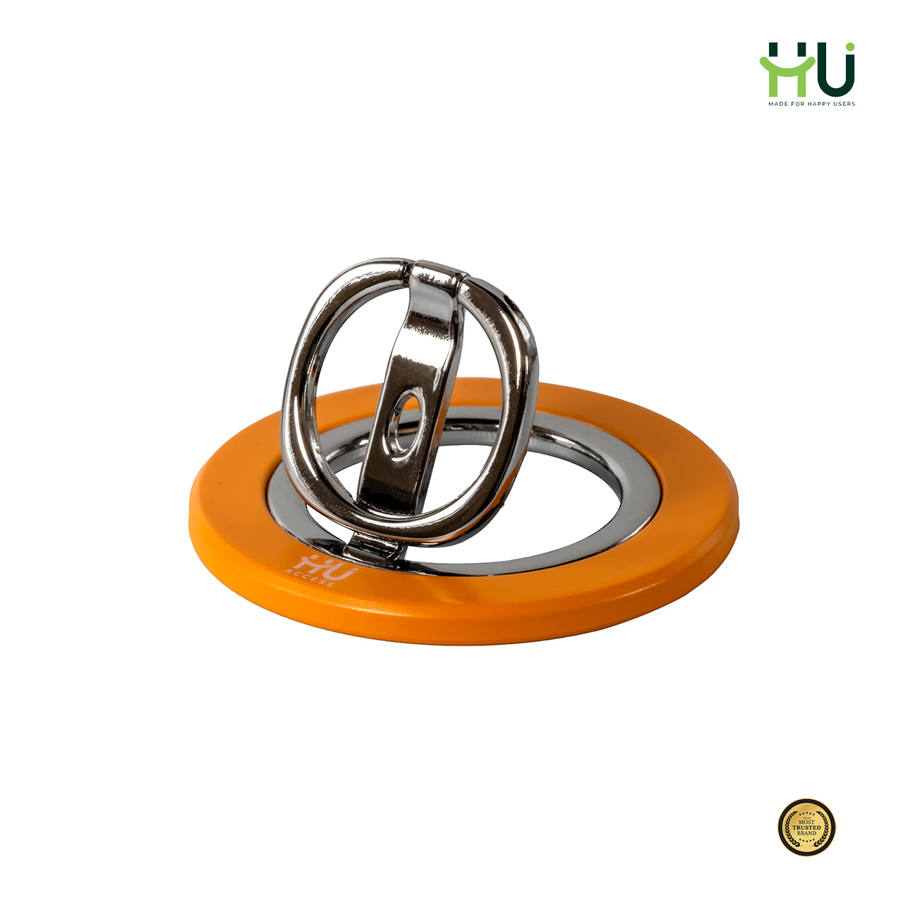 Magnetic Phone Holder Ring-Orange
