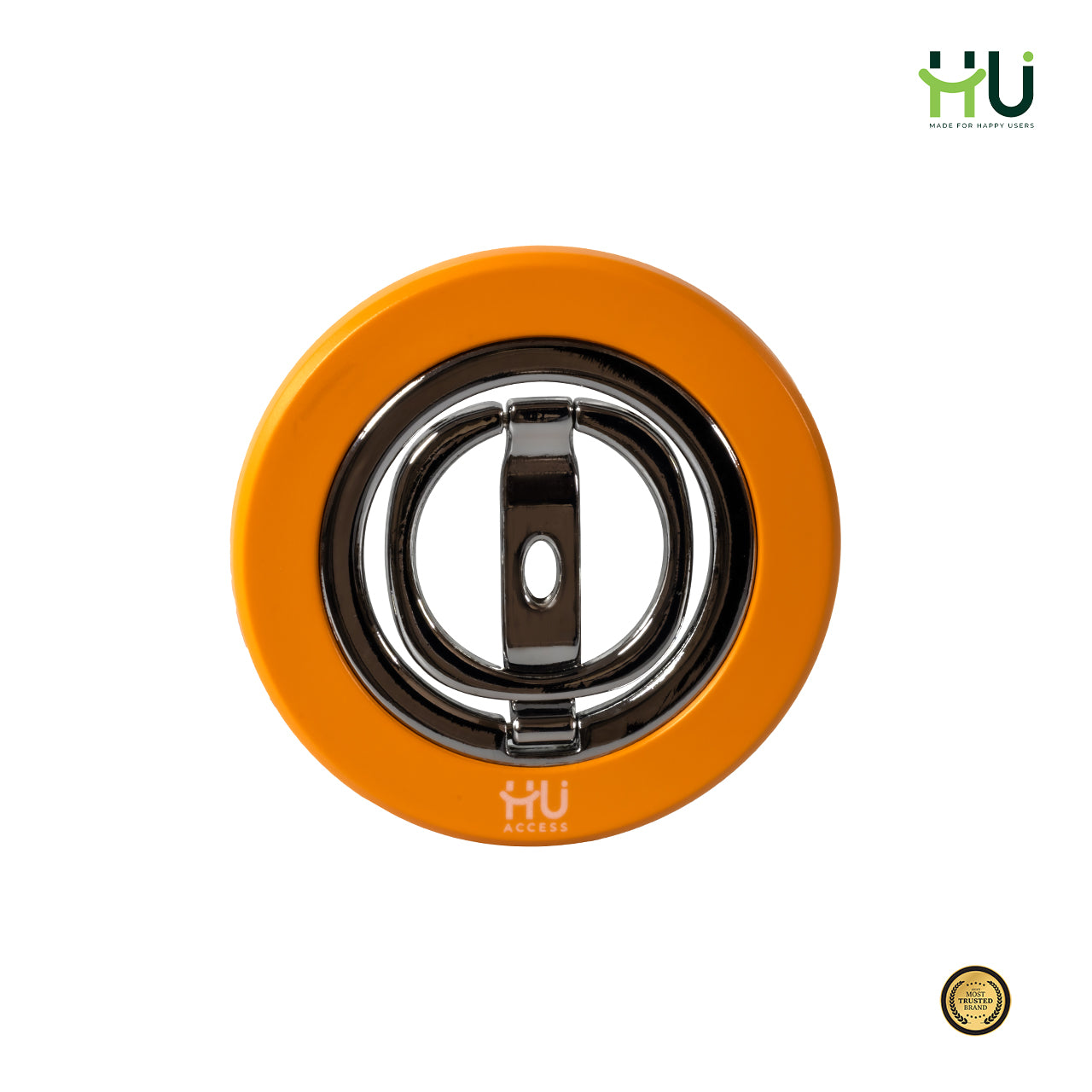 Magnetic Phone Holder Ring-Orange