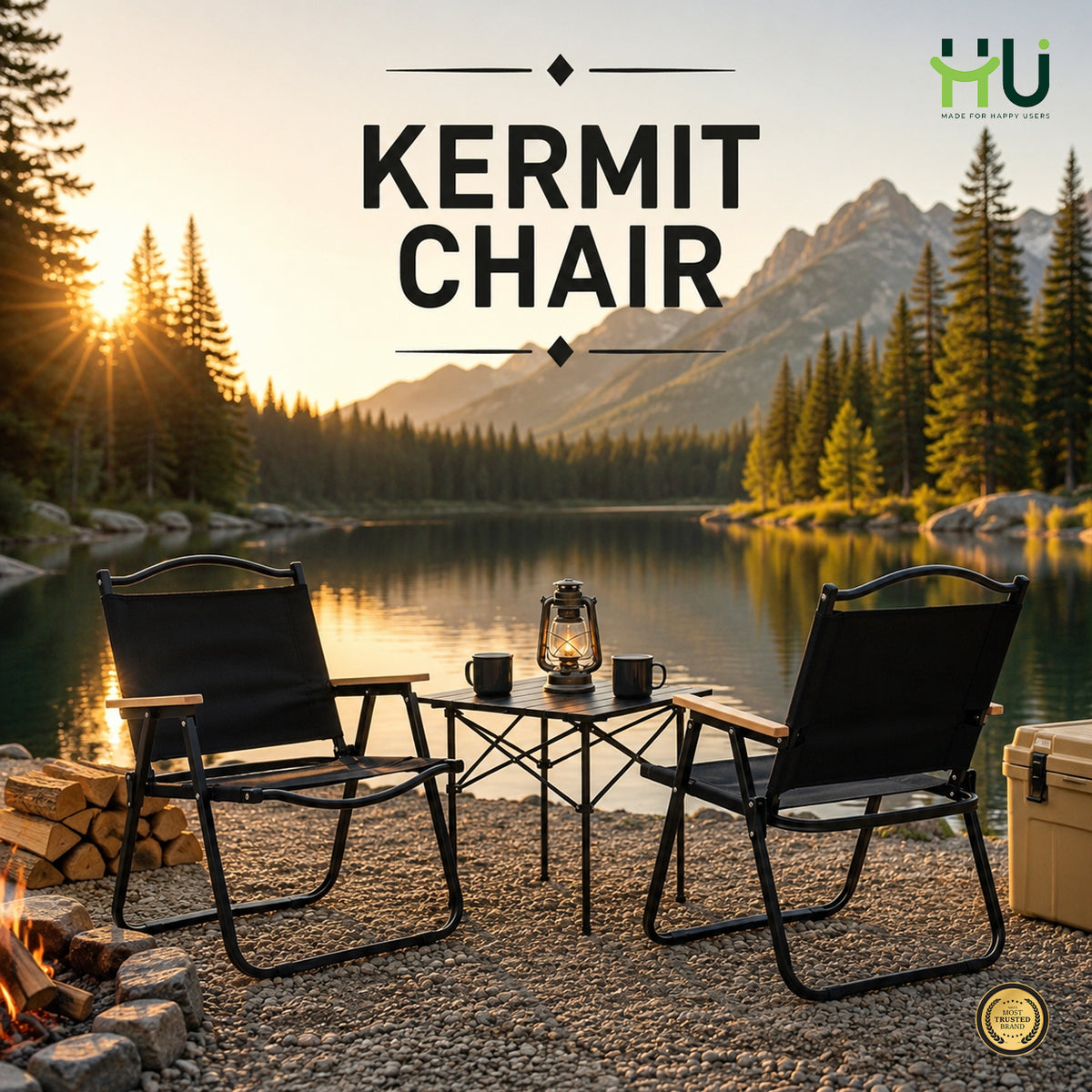 HU Foldable Outdoor Camping Chair
