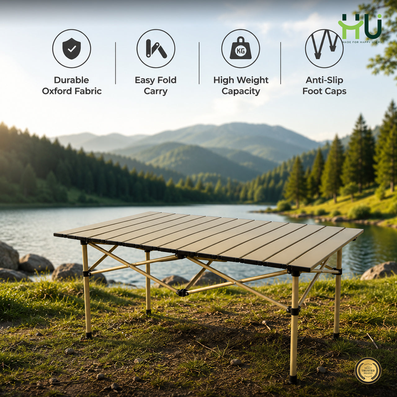 95-Inch Folding Camping Table