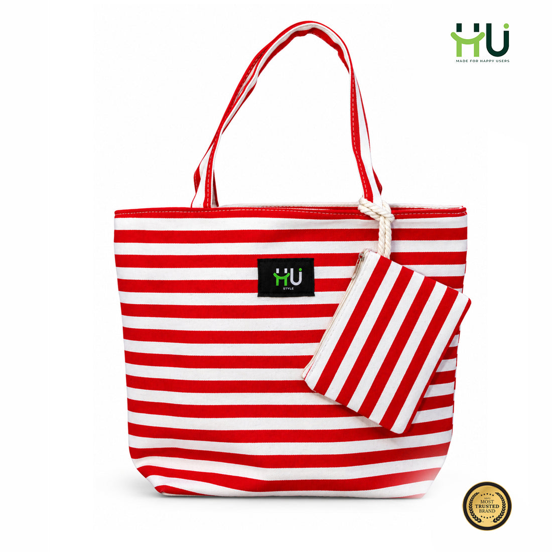 Zebra Pattern Fashion Bag – Red