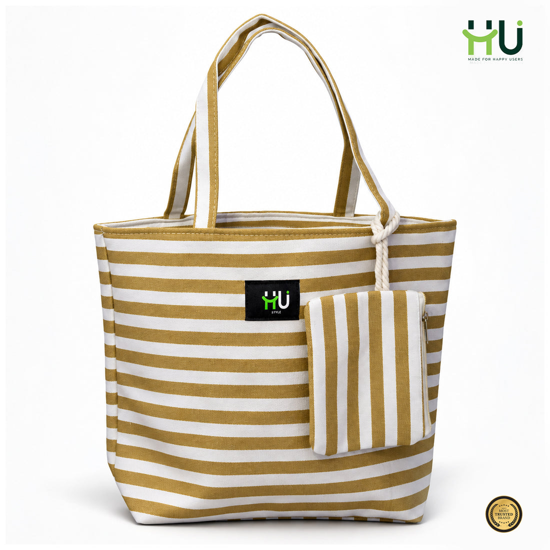 Zebra Pattern Fashion Bag – Cream & White