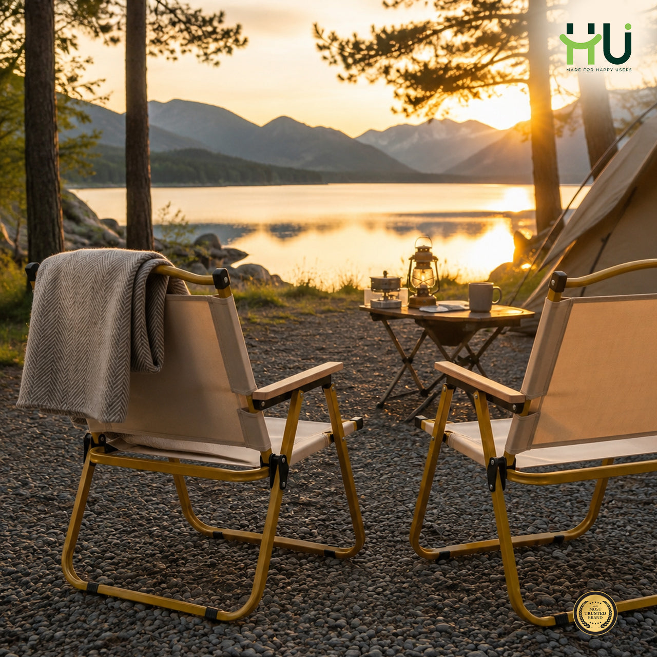 HU Foldable Outdoor Camping Chair
