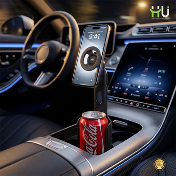 HU Magnetic Car Cup Holder Mount