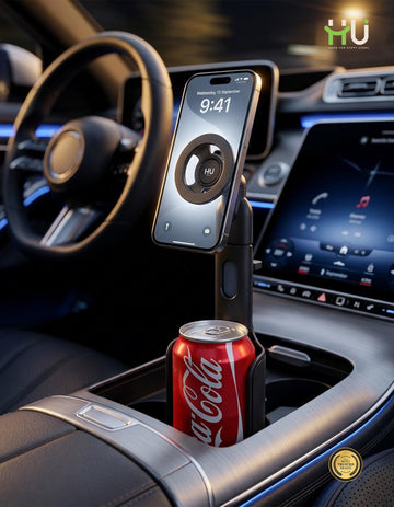 HU Magnetic Car Cup Holder Mount
