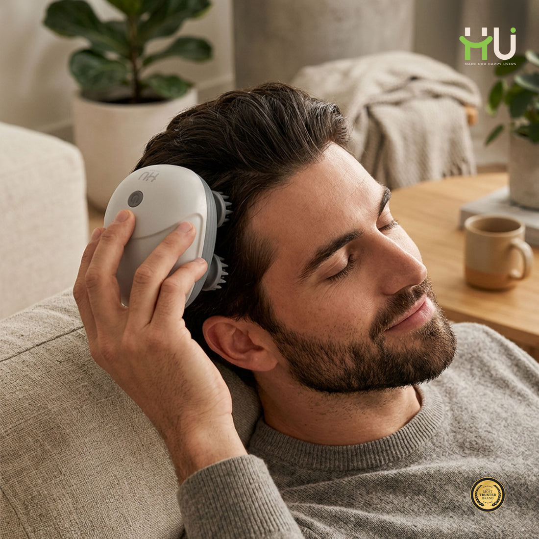 3D Scalp & Head Massager (6 Modes)