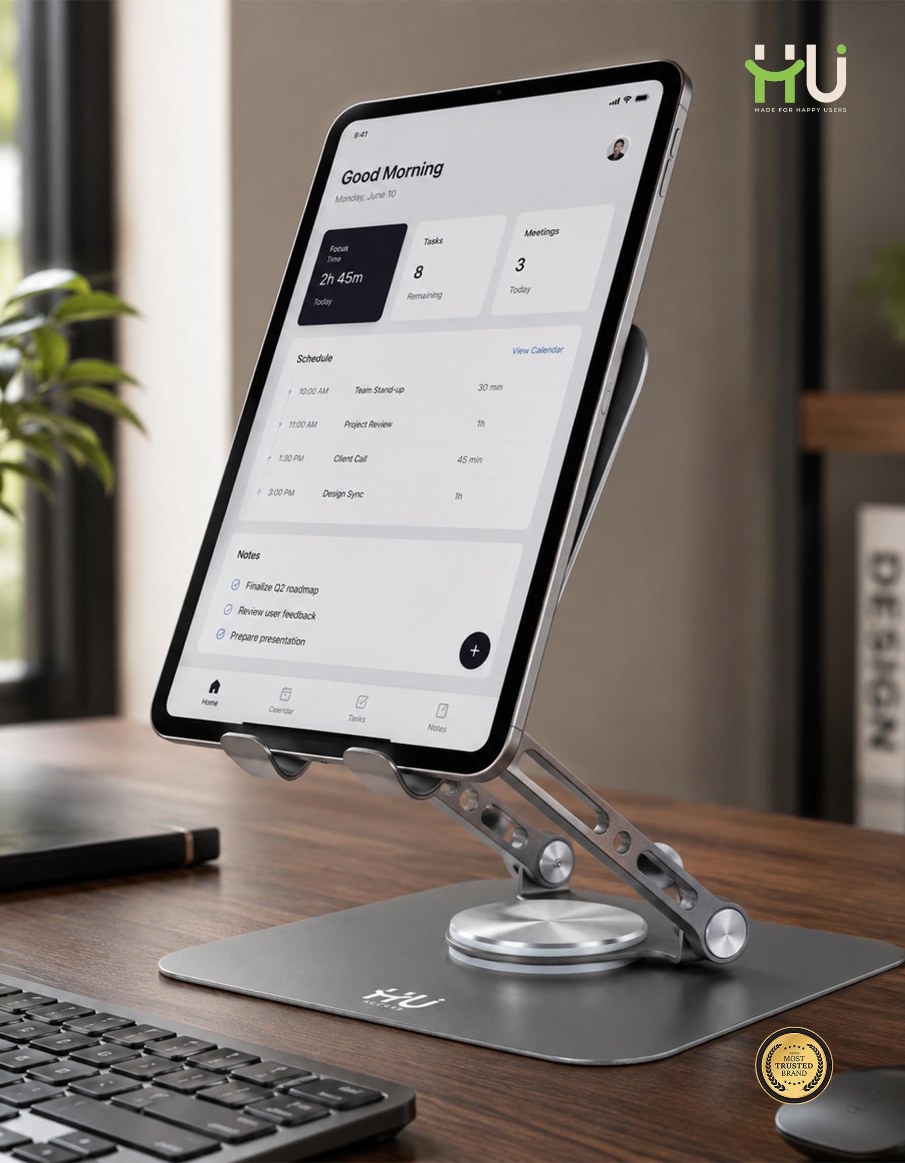 HU Double Pole Rotating Stand