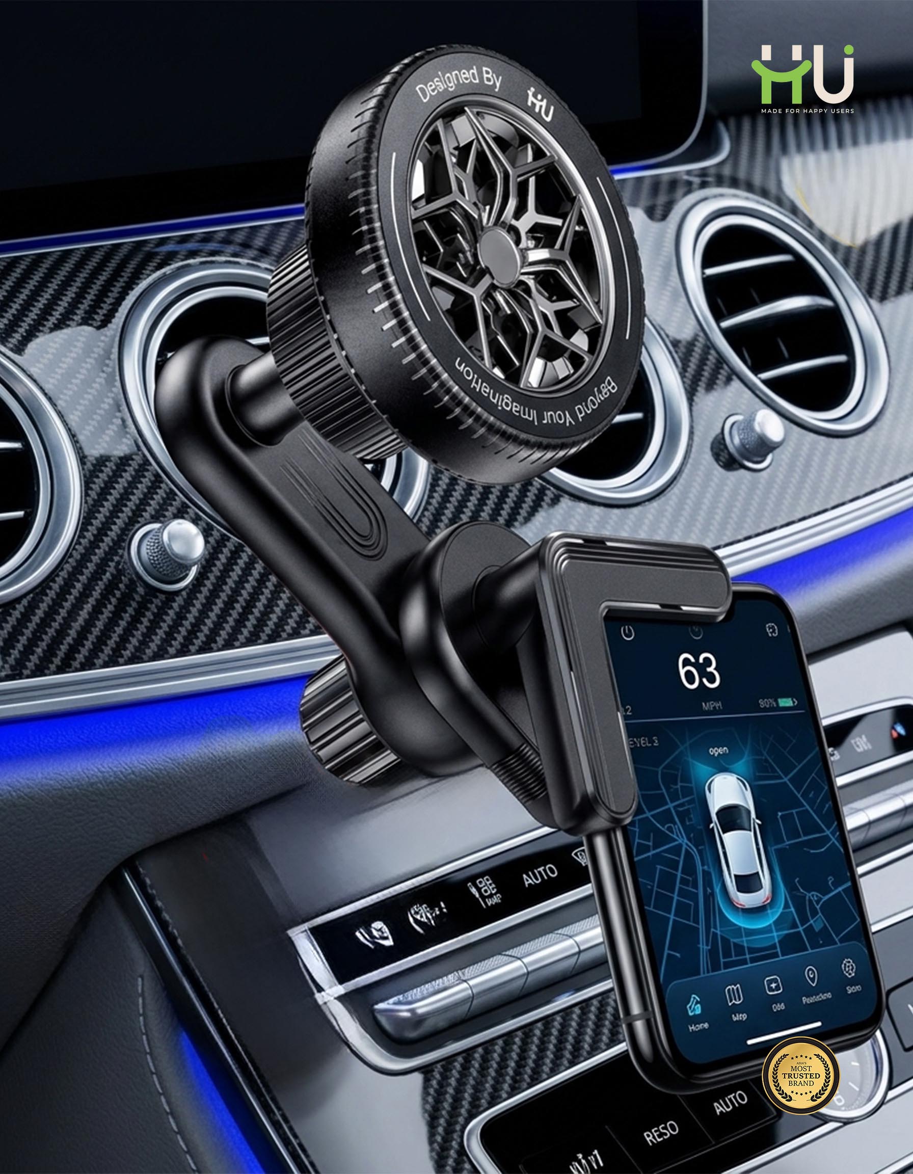 Magnetic Car Screen Phone Holder