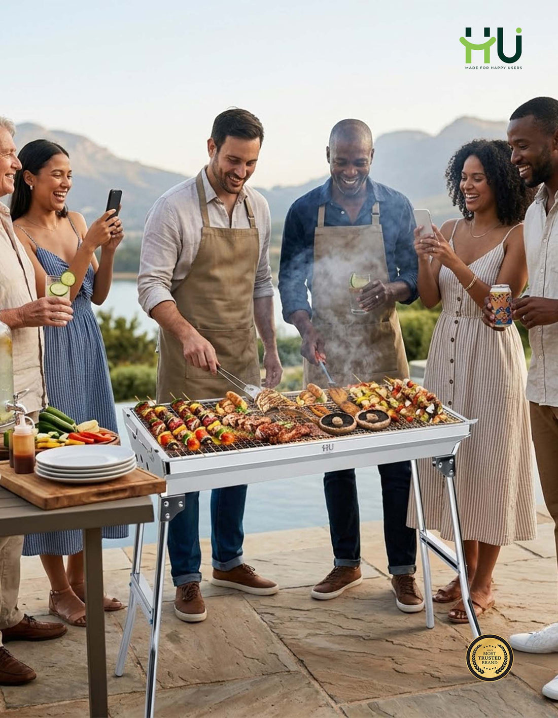 Portable Charcoal BBQ Grill