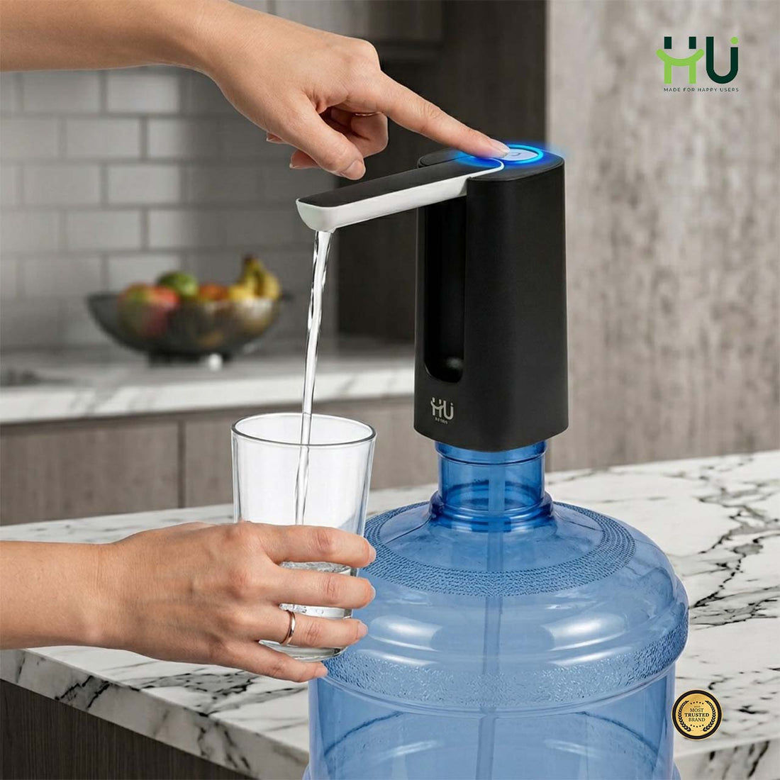 USB Rechargeable Water Dispenser Pump-Black