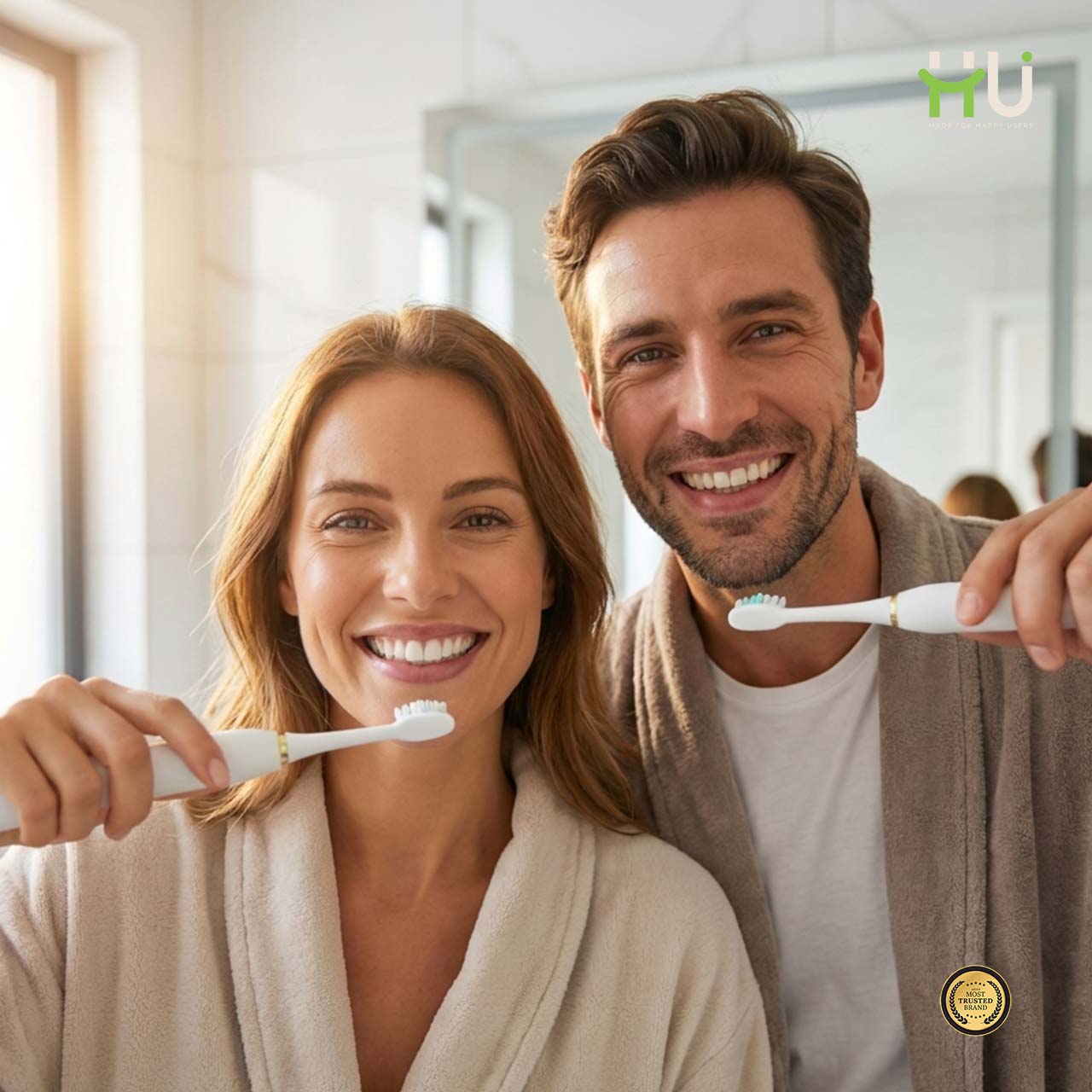 Sonic Electric Toothbrush (6 Cleaning Modes)-White