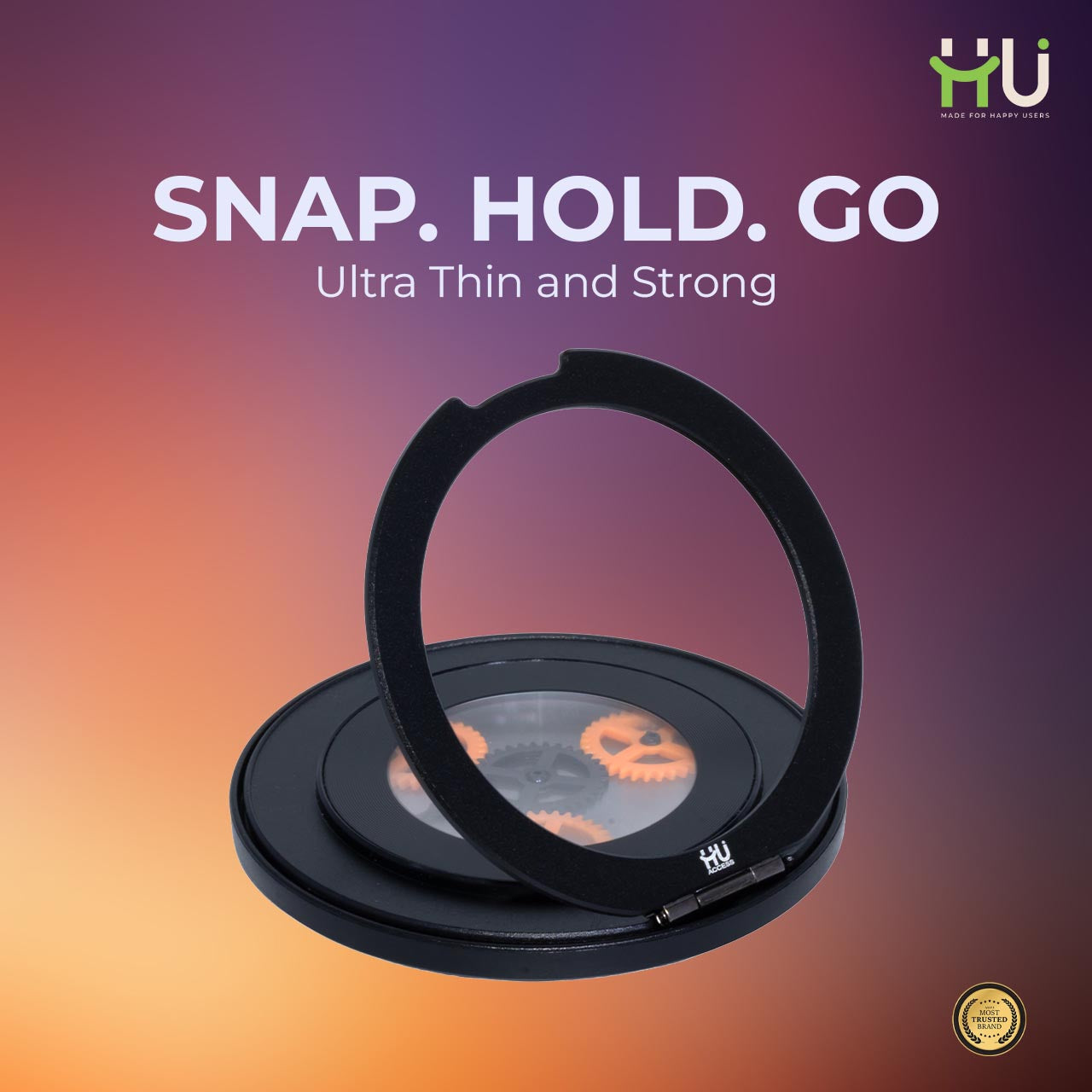 Snap.Hold.Go Smart Magnetic Phone Holder