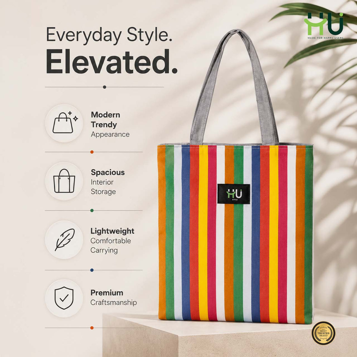 HU Zebra Fashion Shoulder Bag