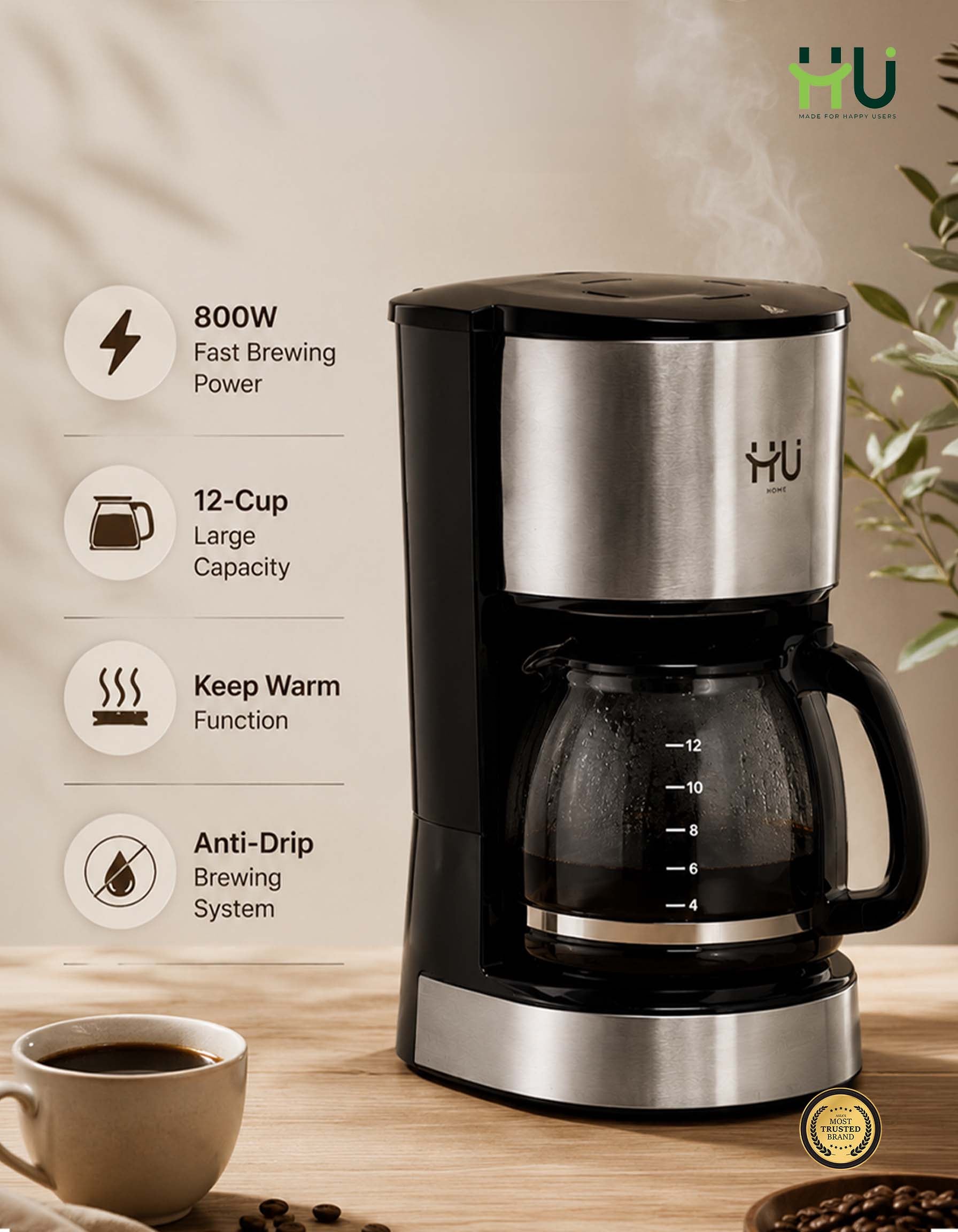 1.5L Coffee Maker