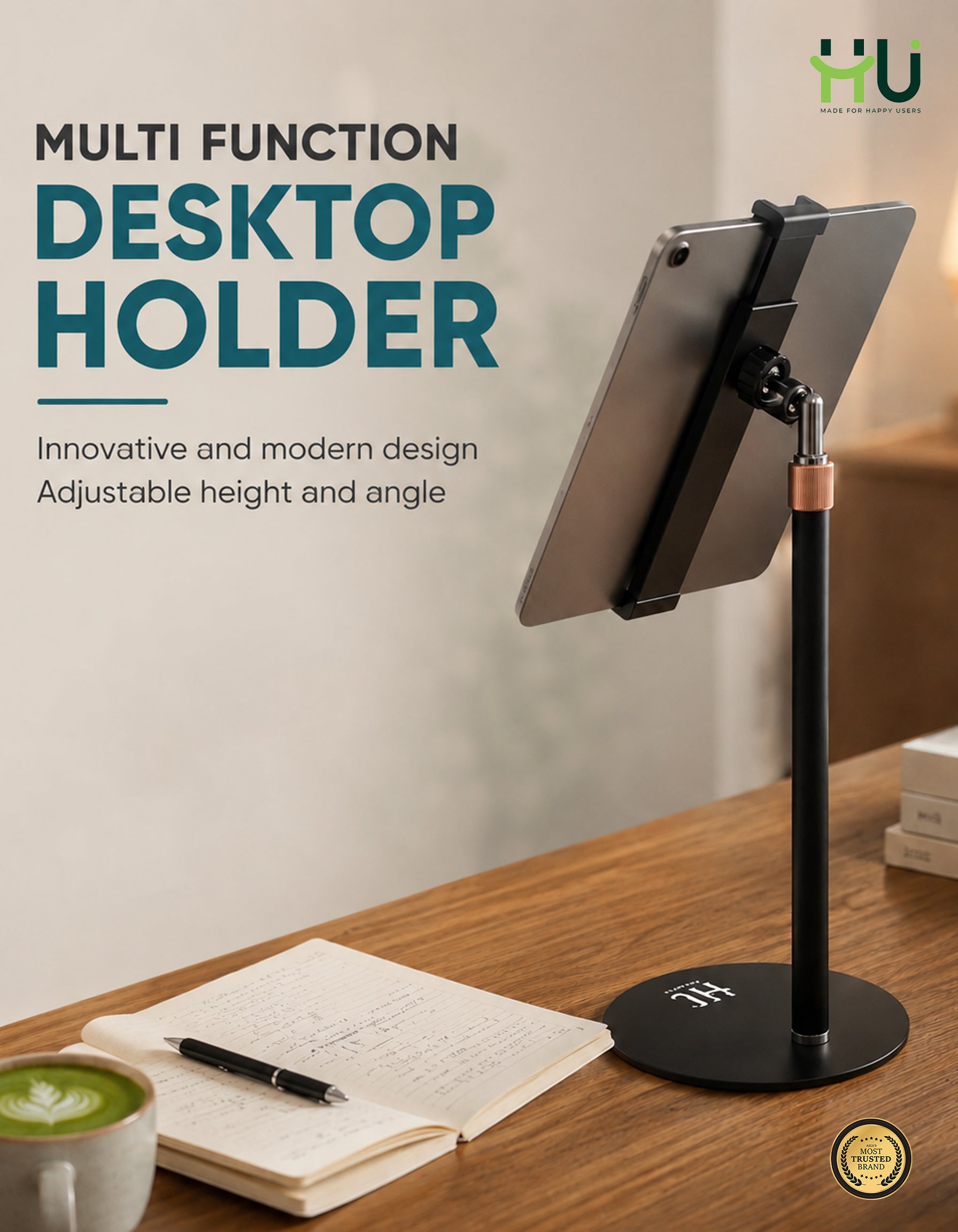 HU Multi-Function Desktop Holder