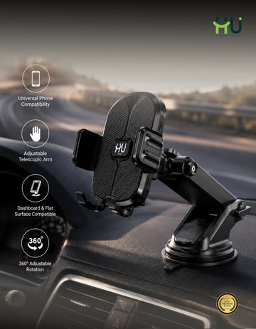 HU Suction Cup Car Phone Holder