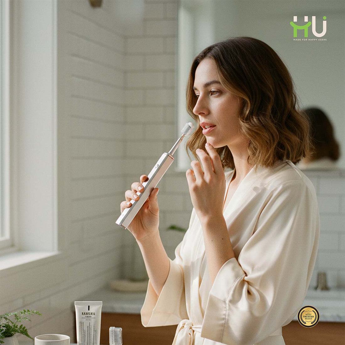 Sonic Electric Toothbrush Rechargeable Waterproof