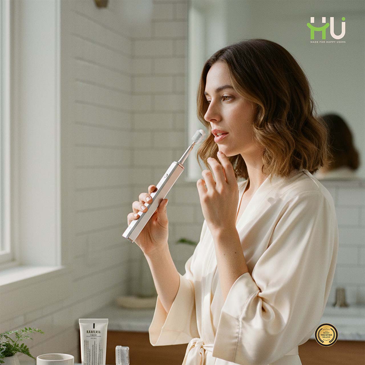 Sonic Electric Toothbrush Rechargeable Waterproof