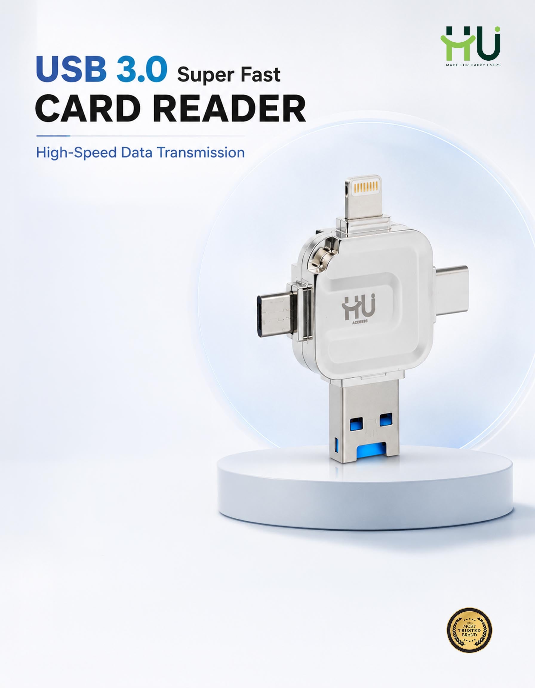 HU USB 3.0 Card Reader