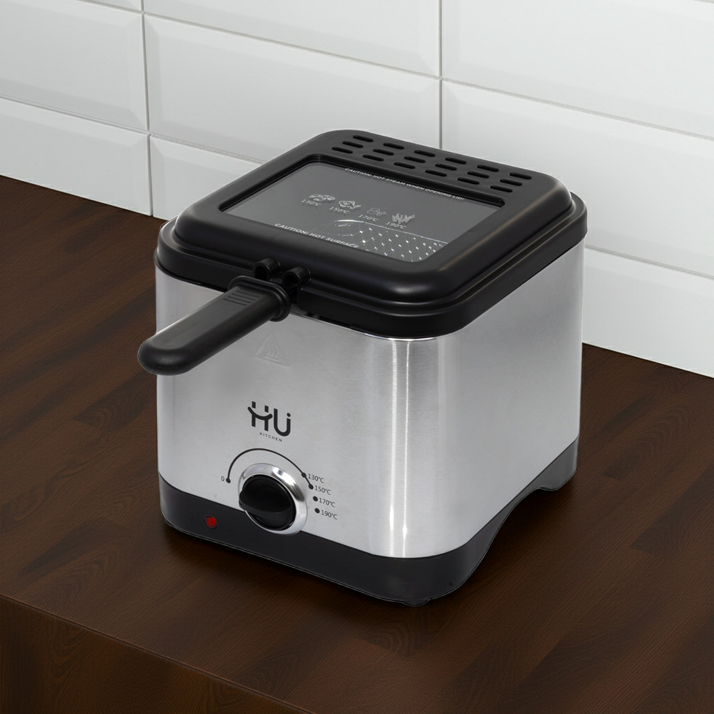 1.5L Electric Deep Fryer with Basket