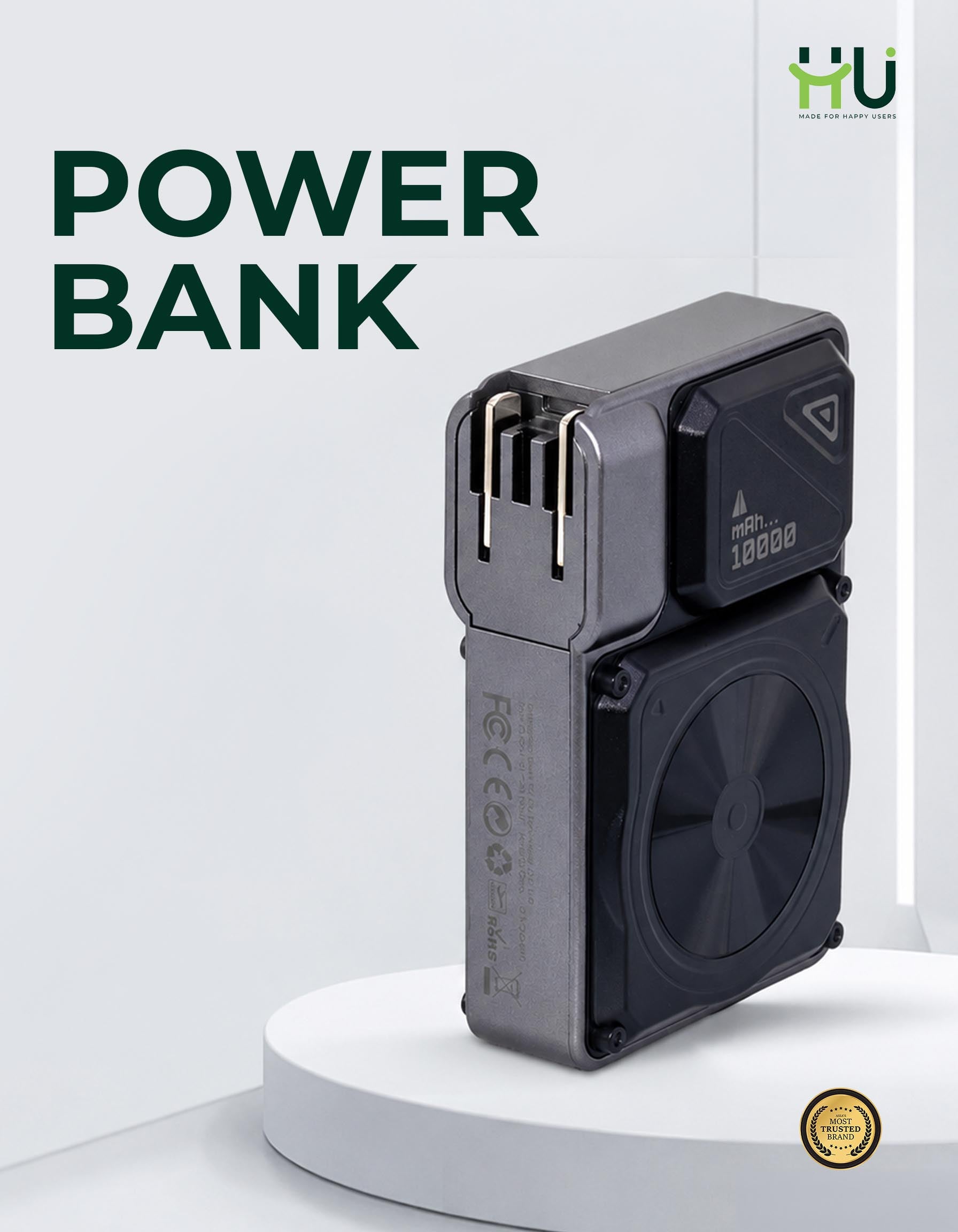 10000mAh Magnetic Wireless Power Bank